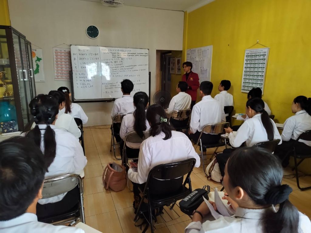 ホワイトボードを使った授業