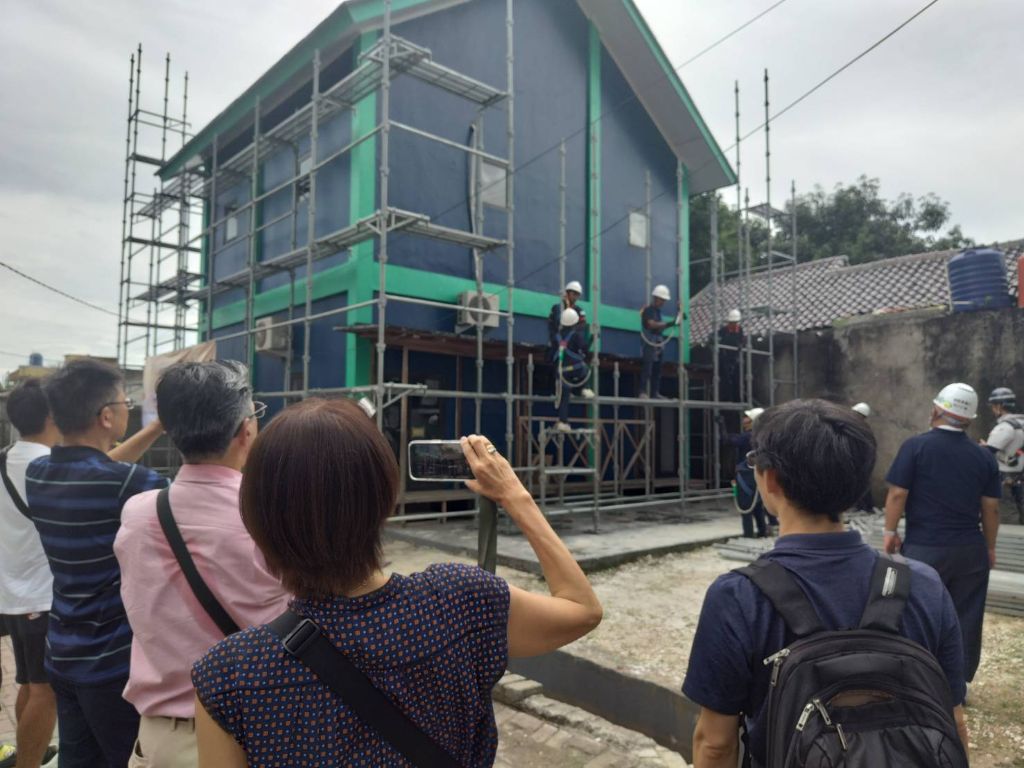 実際の建設現場での見学